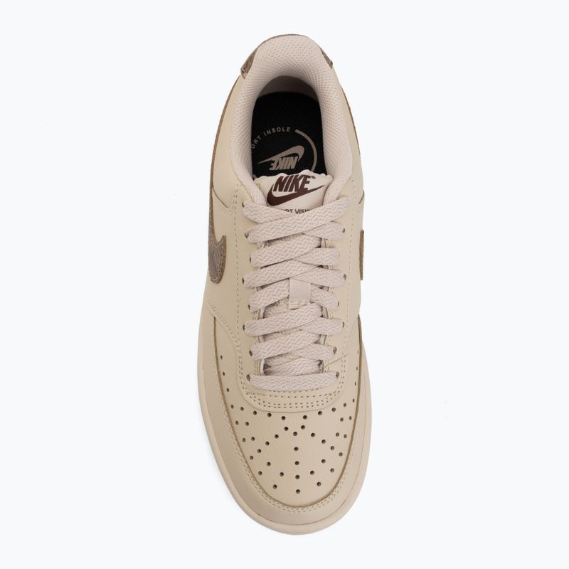 Moteriški batai Nike Court Vision Low Premium sanddrift/black/british khaki 5