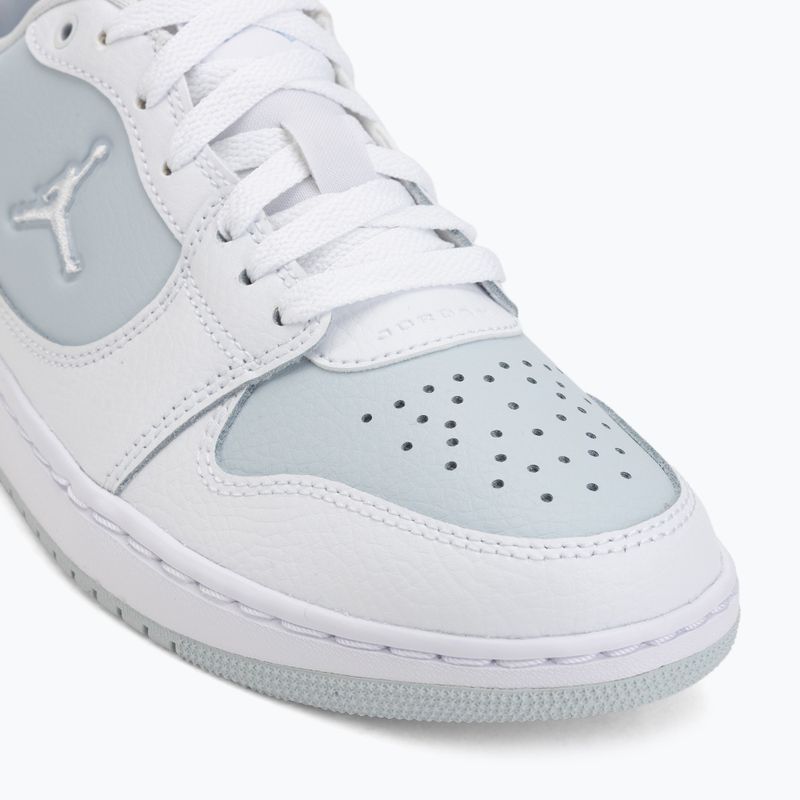Moteriški batai Jordan Court Connect Low white/aura/psychic blue 7