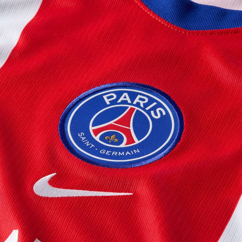 Vyriški futbolo marškinėliai Nike Paris Saint-Germain Dri-Fit Stadium Home old royal/white/university red/white 3