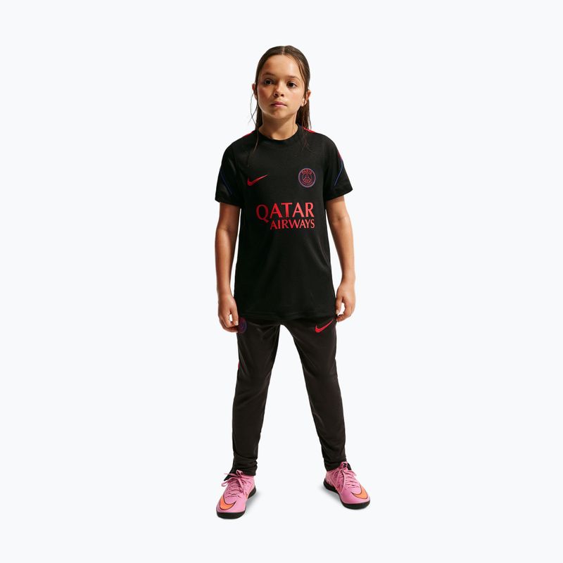 Vaikiški futbolo marškinėliai Nike Paris Saint-Germain Strike Dri-Fit black/hyper royal/global red/global red 2
