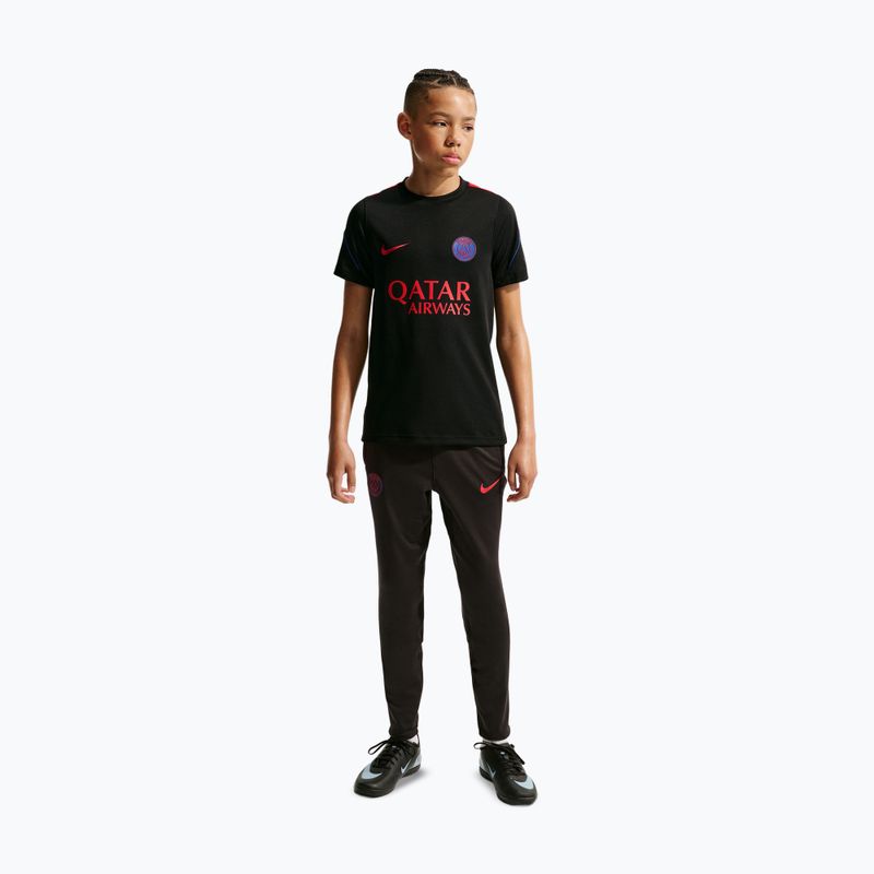 Vaikiški futbolo marškinėliai Nike Paris Saint-Germain Strike Dri-Fit black/hyper royal/global red/global red 3