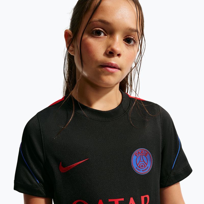 Vaikiški futbolo marškinėliai Nike Paris Saint-Germain Strike Dri-Fit black/hyper royal/global red/global red 6