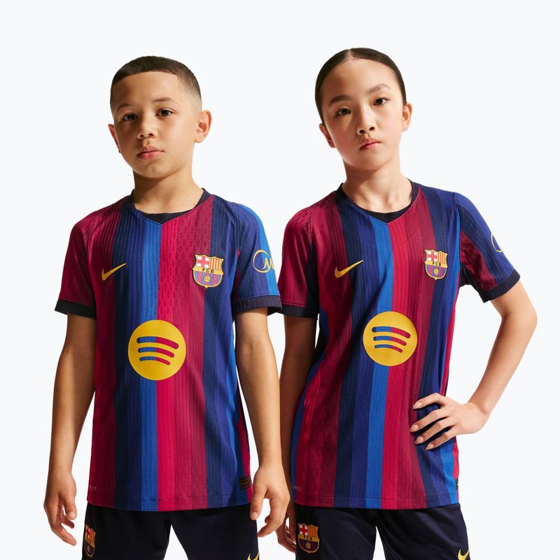 Vaikiški futbolo marškinėliai Nike FC Barcelona Dri-Fit ADV Match deep garnet/blue void 4