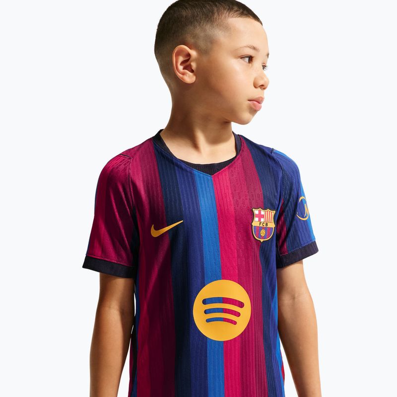 Vaikiški futbolo marškinėliai Nike FC Barcelona Dri-Fit ADV Match deep garnet/blue void 8