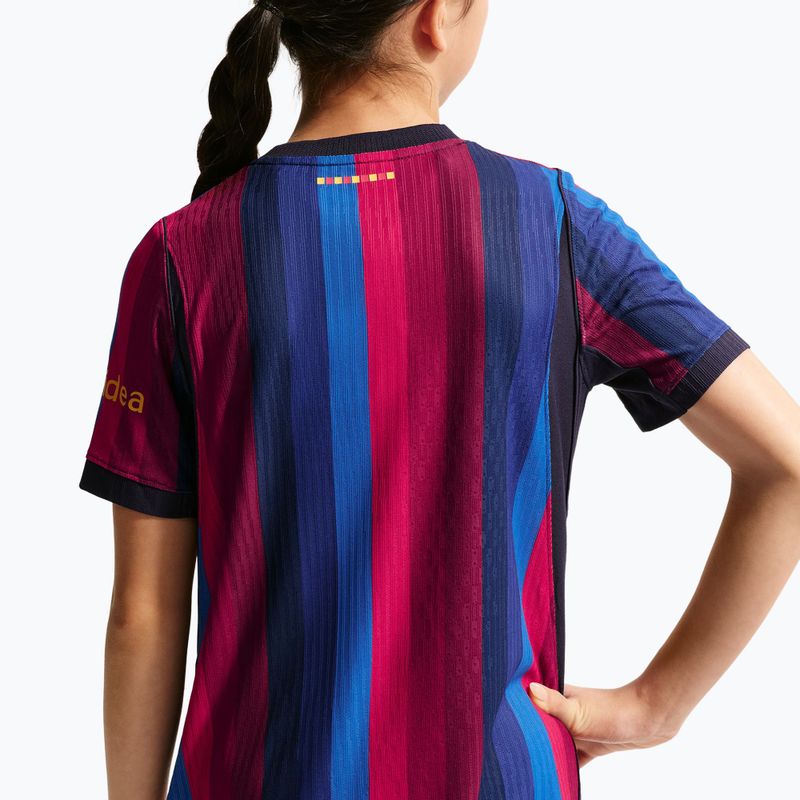 Vaikiški futbolo marškinėliai Nike FC Barcelona Dri-Fit ADV Match deep garnet/blue void 9