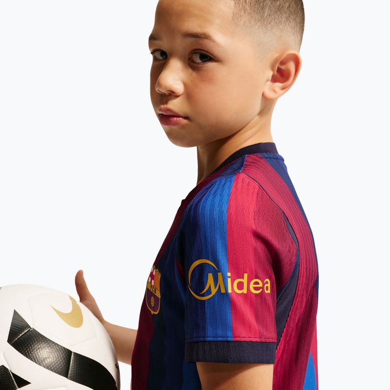 Vaikiški futbolo marškinėliai Nike FC Barcelona Dri-Fit ADV Match deep garnet/blue void 10