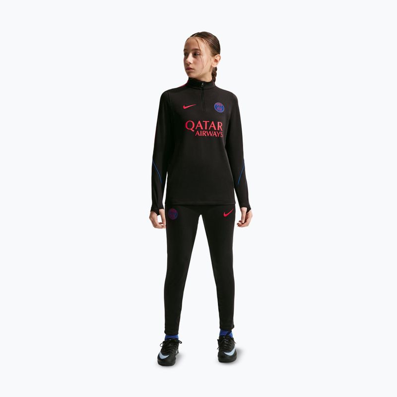 Vaikiškas futbolo džemperis Nike Paris Saint-Germain Strike Dri-Fit Soccer Knit Drill Top black/global red/global red 2