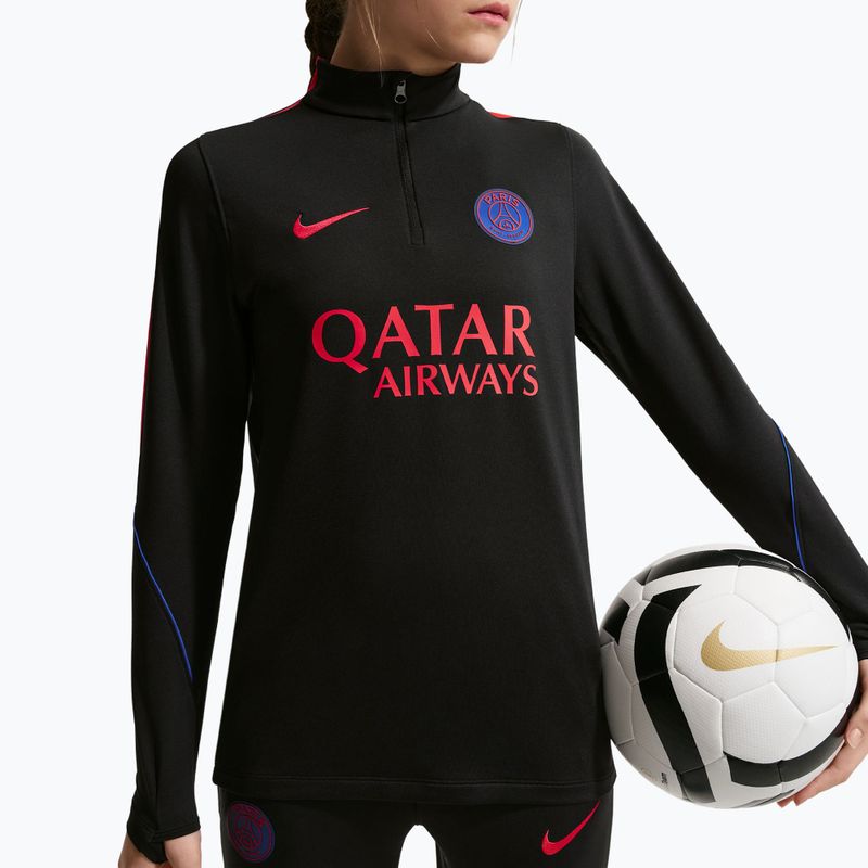 Vaikiškas futbolo džemperis Nike Paris Saint-Germain Strike Dri-Fit Soccer Knit Drill Top black/global red/global red 4