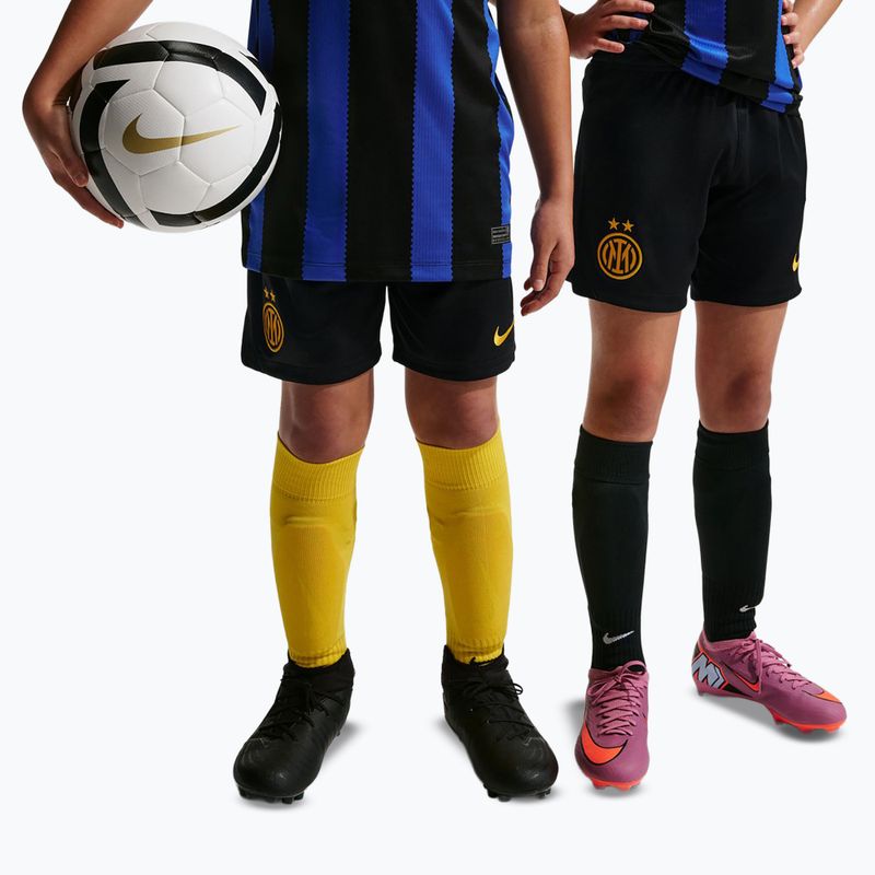 Vaikiški futbolo šortai Nike Inter Milan Dri-Fit Stadium Home black/university gold