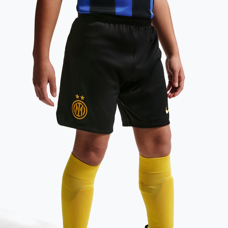 Vaikiški futbolo šortai Nike Inter Milan Dri-Fit Stadium Home black/university gold 7
