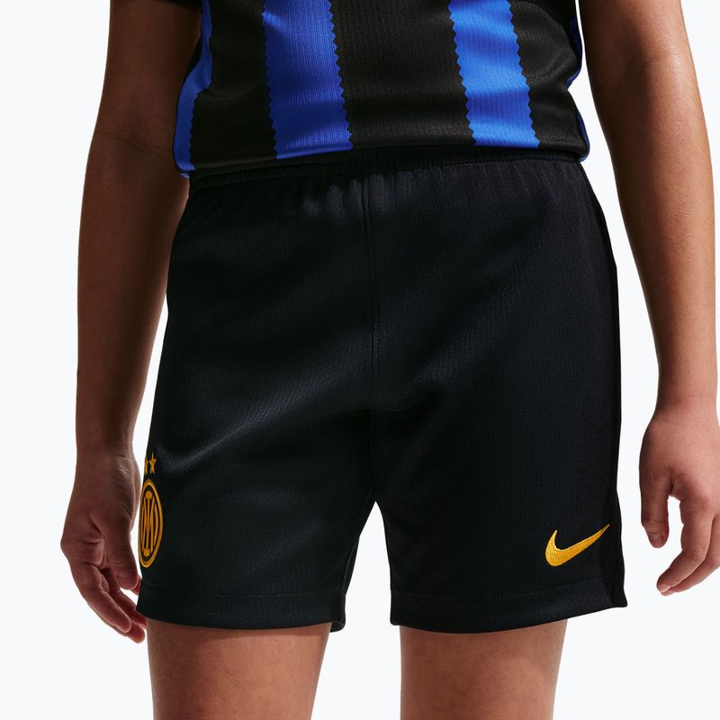 Vaikiški futbolo šortai Nike Inter Milan Dri-Fit Stadium Home black/university gold 8