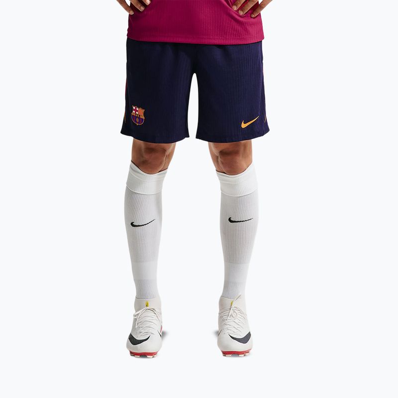Vaikiški futbolo šortai Nike FC Barcelona Dri-Fit ADV Strike Elite blackened blue/noble red/mineral yellow