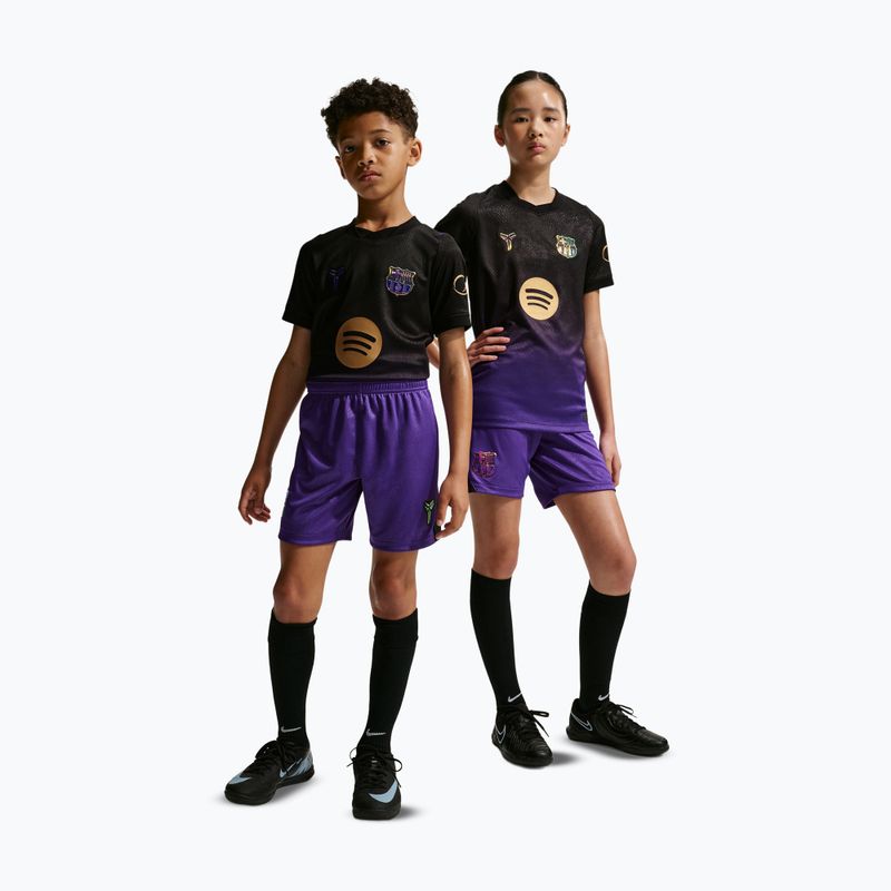 Vaikiški futbolo šortai Nike FC Barcelona 2026/27 Stadium Away field purple/black/black 2