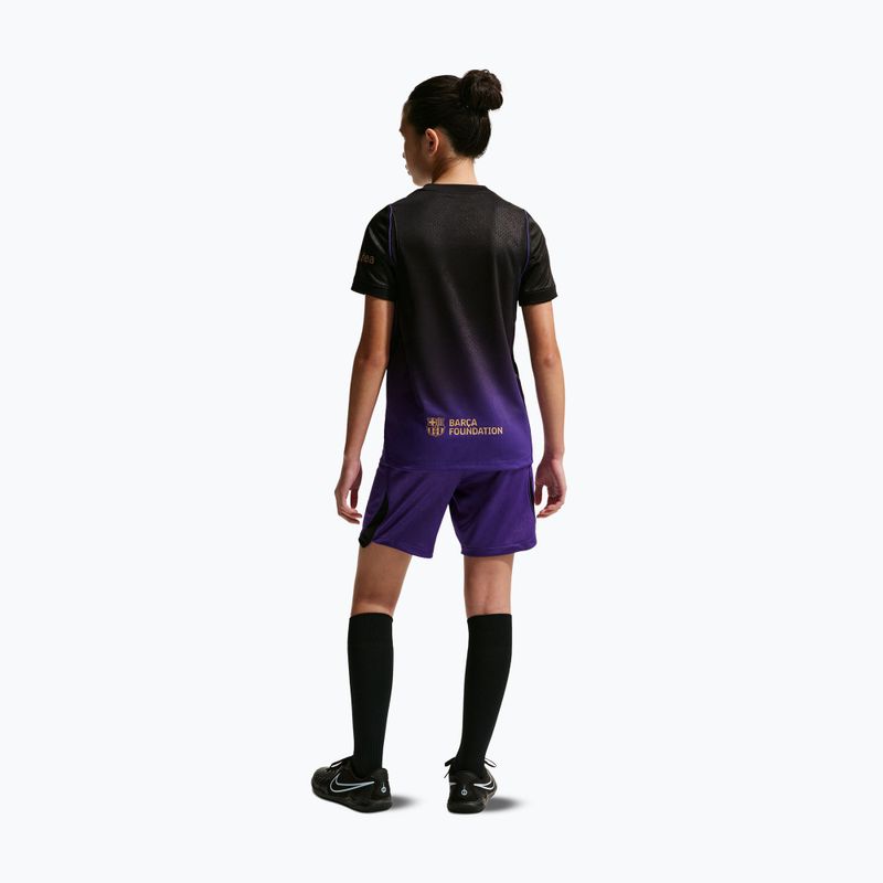 Vaikiški futbolo šortai Nike FC Barcelona 2026/27 Stadium Away field purple/black/black 4