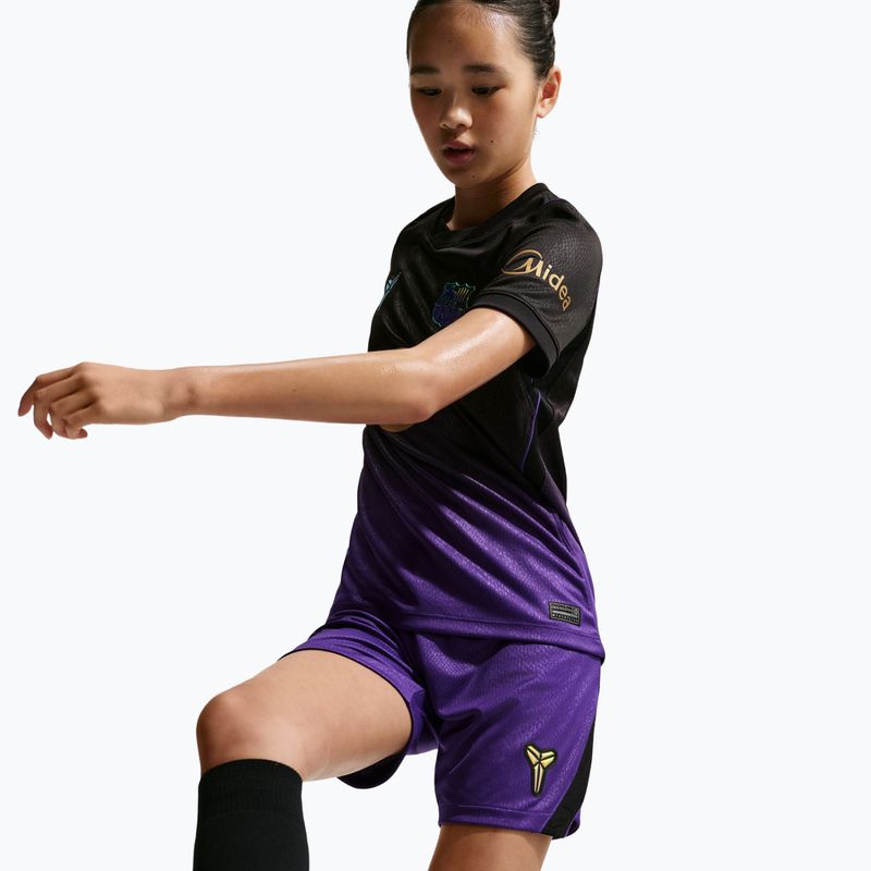 Vaikiški futbolo šortai Nike FC Barcelona 2026/27 Stadium Away field purple/black/black 5
