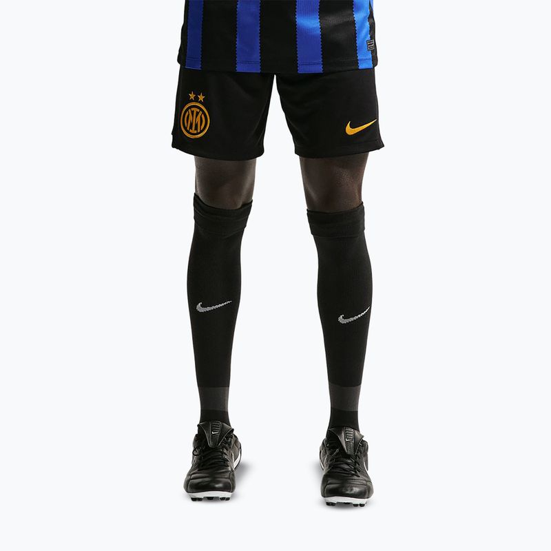 Vyriški futbolo šortai Nike Inter Milan Dri-Fit Stadium Home black/university gold