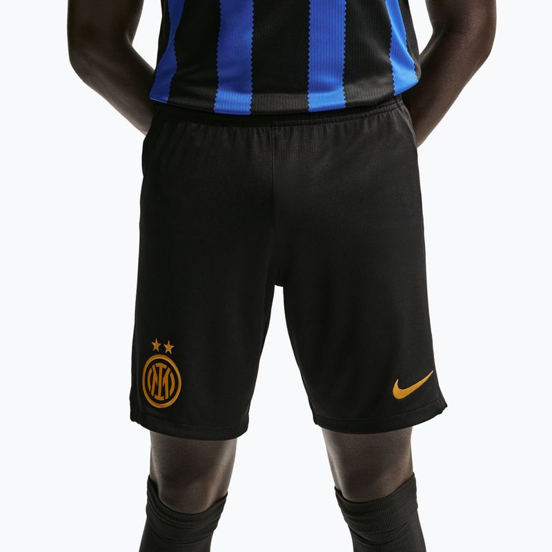 Vyriški futbolo šortai Nike Inter Milan Dri-Fit Stadium Home black/university gold 5