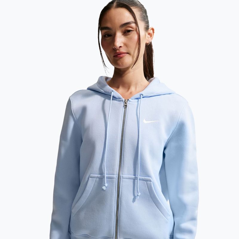 Moteriškas džemperis  Nike Sportswear Phoenix Fleece Full Zip hydrogen blue/sail 4