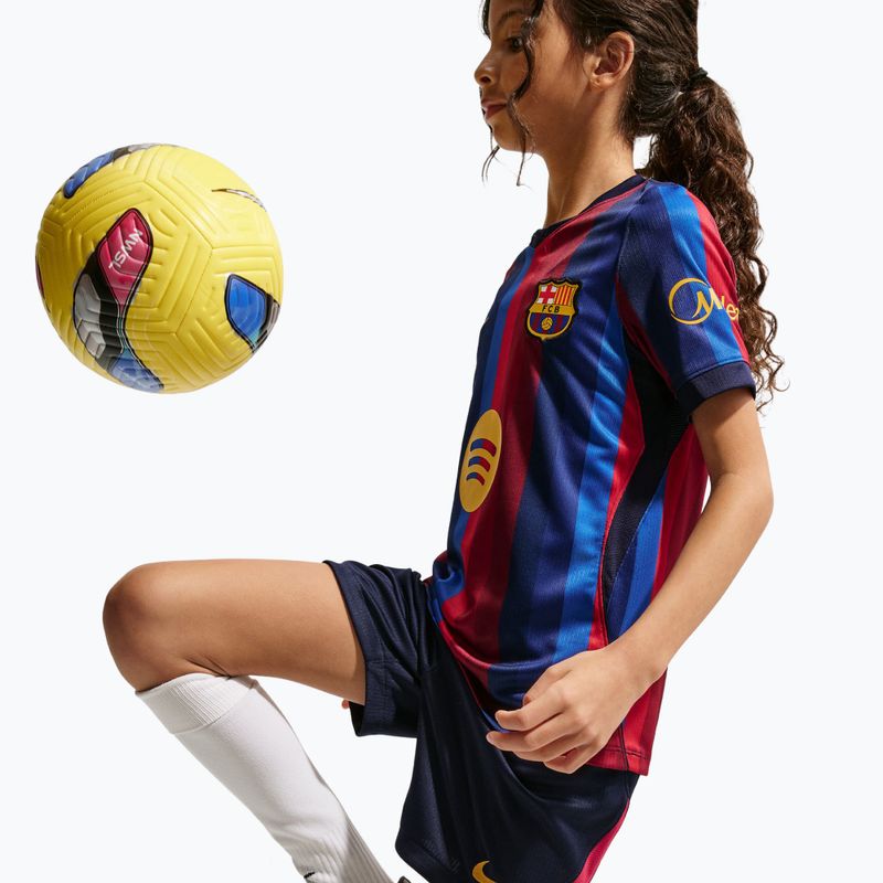 Vaikiški futbolo šortai Nike FC Barcelona Dri-Fit Stadium Home blackened blue/mineral yellow 7