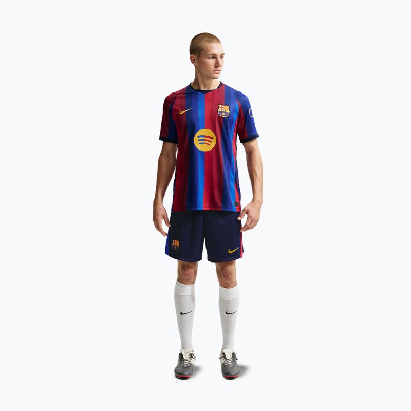 Vyriški futbolo šortai Nike FC Barcelona Dri-Fit Stadium Home blackened blue/mineral yellow 2