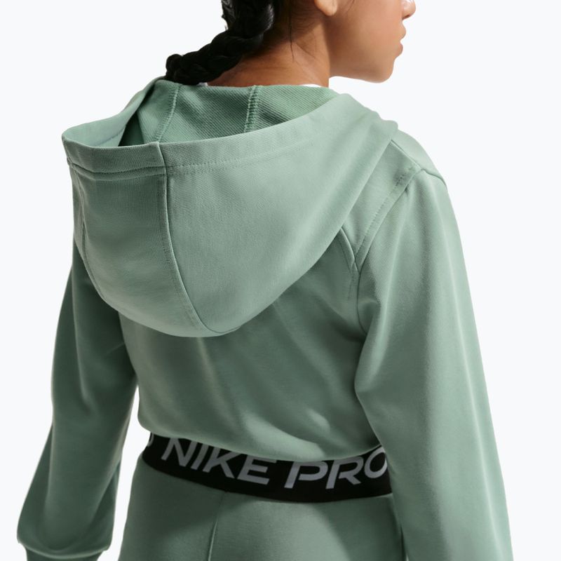 Vaikiškas džemperis Nike Pro Fleece Dri-Fit Full-Zip steam/steam/black/white 5