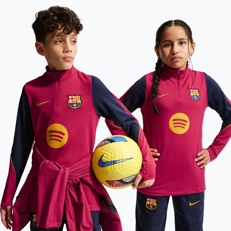 Vaikiškas futbolo džemperis Nike FC Barcelona Strike Dri-Fit Soccer Knit Drill Top