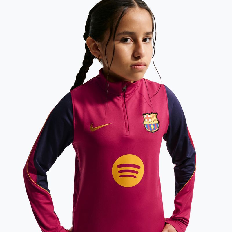 Vaikiškas futbolo džemperis Nike FC Barcelona Strike Dri-Fit Soccer Knit Drill Top 4