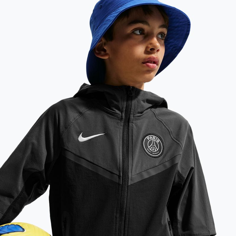 Vaikiška futbolo striukė Nike Paris Saint-Germain Tech Full Zip black/anthracite/white 5