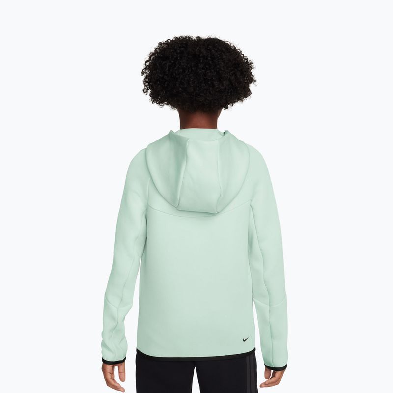 Vaikiškas džemperis Nike Sportswear Tech Fleece Full Zip barely green/black/black 2