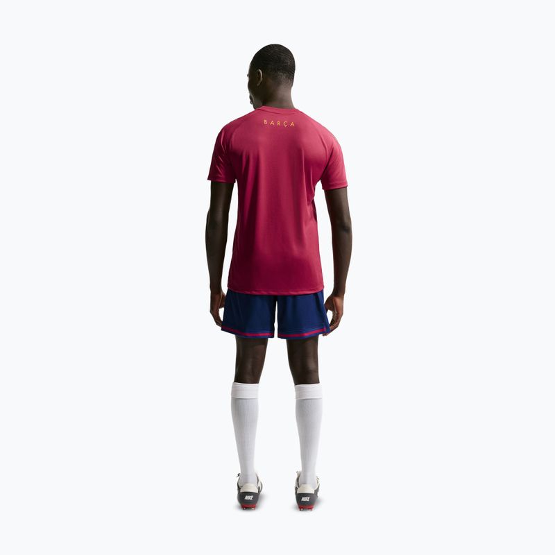 Vyriški futbolo marškinėliai Nike FC Barcelona Strike Soccer Dri-Fit noble red/blackened blue/mineral yellow 3