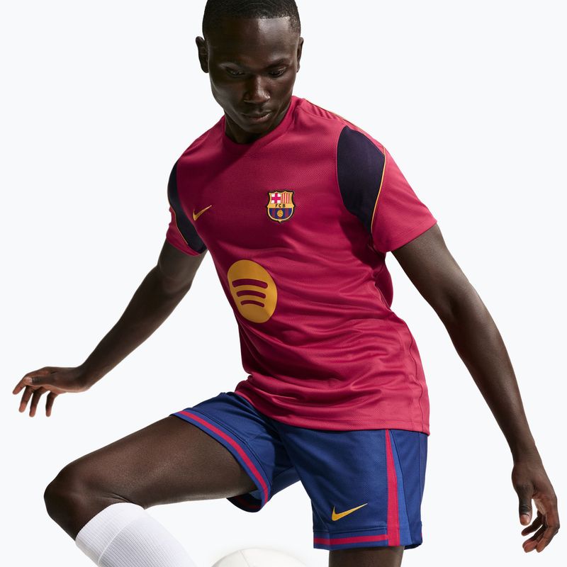 Vyriški futbolo marškinėliai Nike FC Barcelona Strike Soccer Dri-Fit noble red/blackened blue/mineral yellow 4