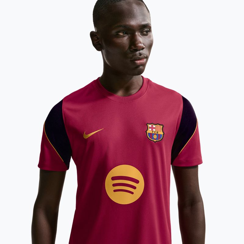 Vyriški futbolo marškinėliai Nike FC Barcelona Strike Soccer Dri-Fit noble red/blackened blue/mineral yellow 5