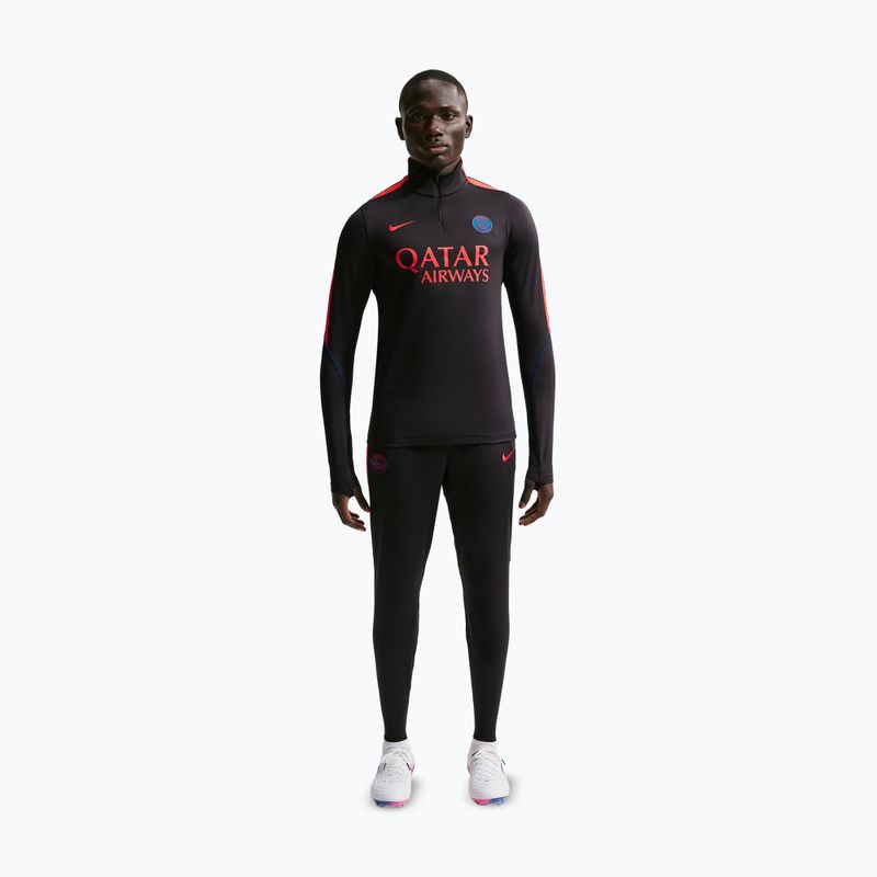 Vyriškas futbolo džemperis Nike Paris Saint-Germain Strike Dri-Fit Soccer Knit Drill Top black/global red/global red 2