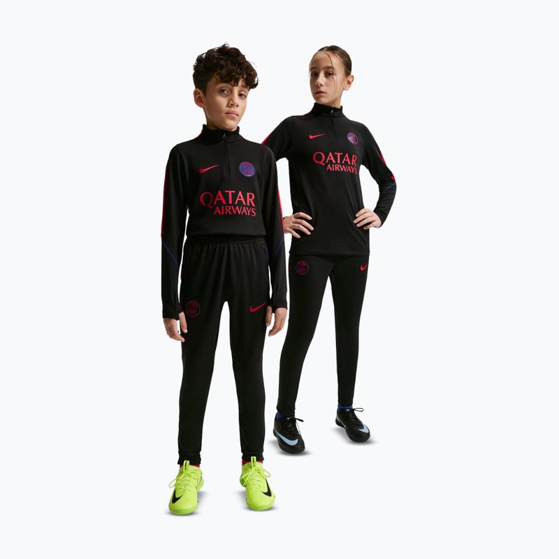 Vaikiškos futbolo kelnės Nike Paris Saint-Germain Strike Dri-Fit black/global red/global red 2