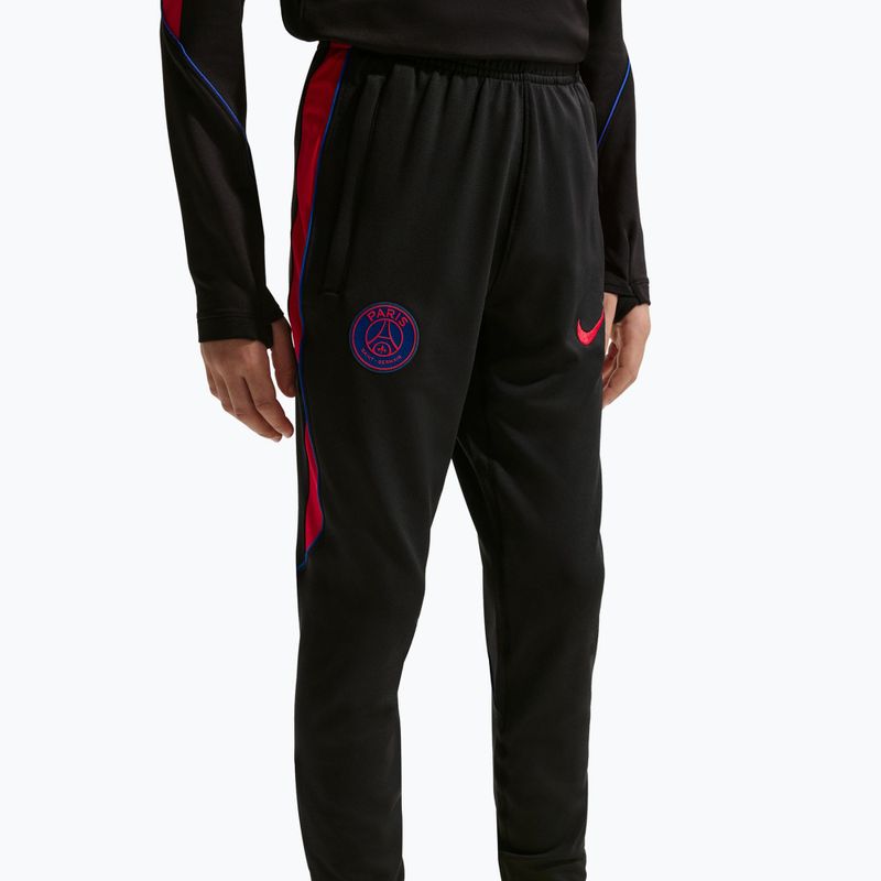 Vaikiškos futbolo kelnės Nike Paris Saint-Germain Strike Dri-Fit black/global red/global red 7