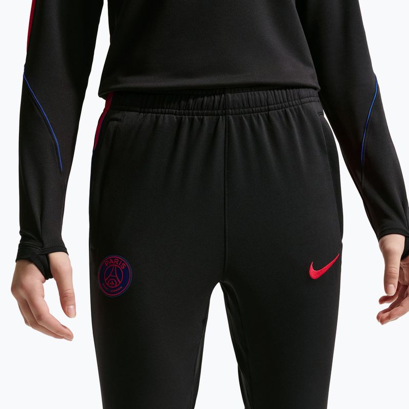 Vaikiškos futbolo kelnės Nike Paris Saint-Germain Strike Dri-Fit black/global red/global red 8