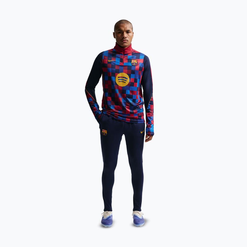 Vyriškos futbolo kelnės Nike FC Barcelona Strike Dri-Fit blackened blue/noble red/yellow 2