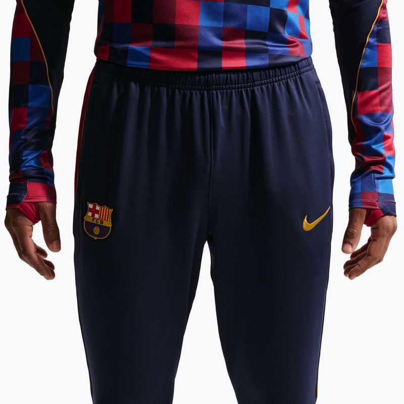 Vyriškos futbolo kelnės Nike FC Barcelona Strike Dri-Fit blackened blue/noble red/yellow 6