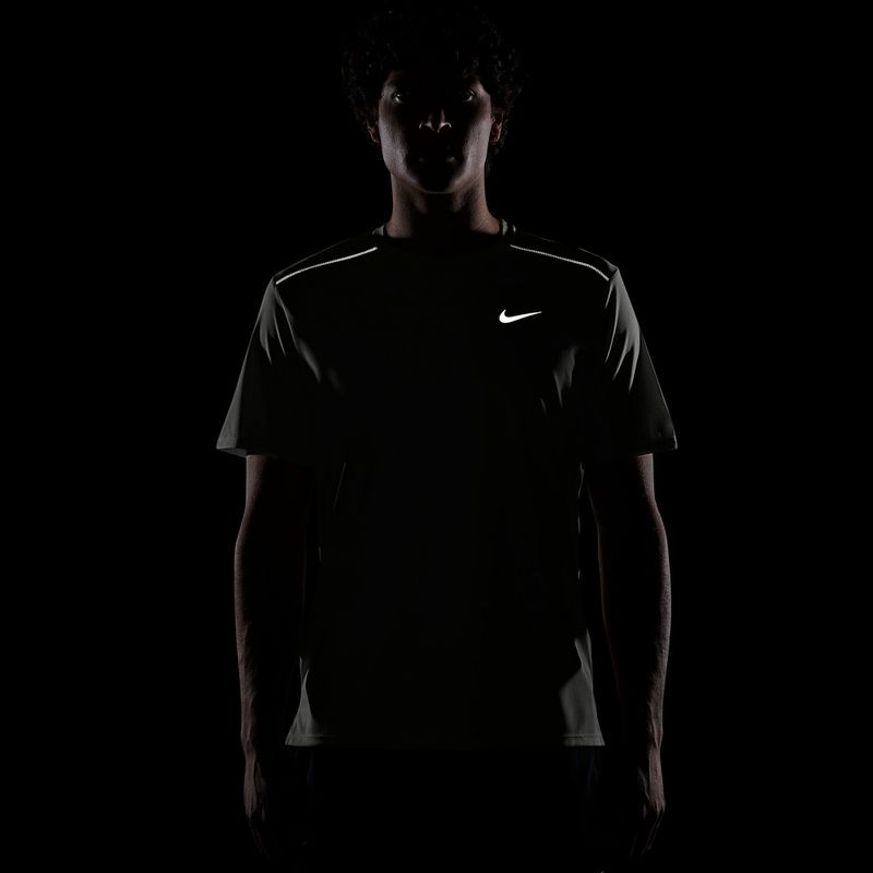 Vyriški bėgimo marškinėliai Nike Miler Dri-Fit UV grey fog/particle grey 7