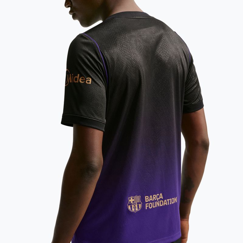 Vyriški futbolo marškinėliai Nike FC Barcelona 2026/27 Stadium Away field purple/field purple/metallic gold 5