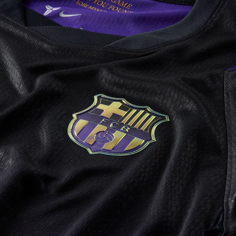 Vyriški futbolo marškinėliai Nike FC Barcelona 2026/27 Stadium Away field purple/field purple/metallic gold 9