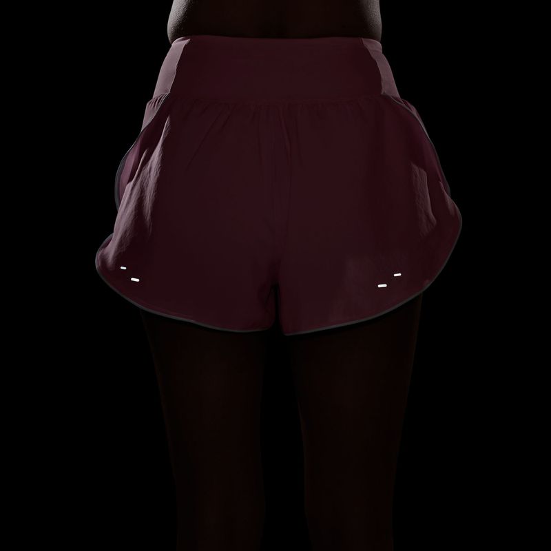 Moteriški bėgimo šortai Nike Tempo Swoosh Dri-Fit Mid-Rise Brief-Lined peony/pink foam/white 5