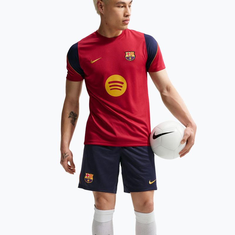 Vyriški futbolo šortai Nike FC Barcelona Strike blackened blue/noble red/mineral yellow 4