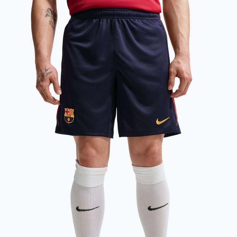 Vyriški futbolo šortai Nike FC Barcelona Strike blackened blue/noble red/mineral yellow 5