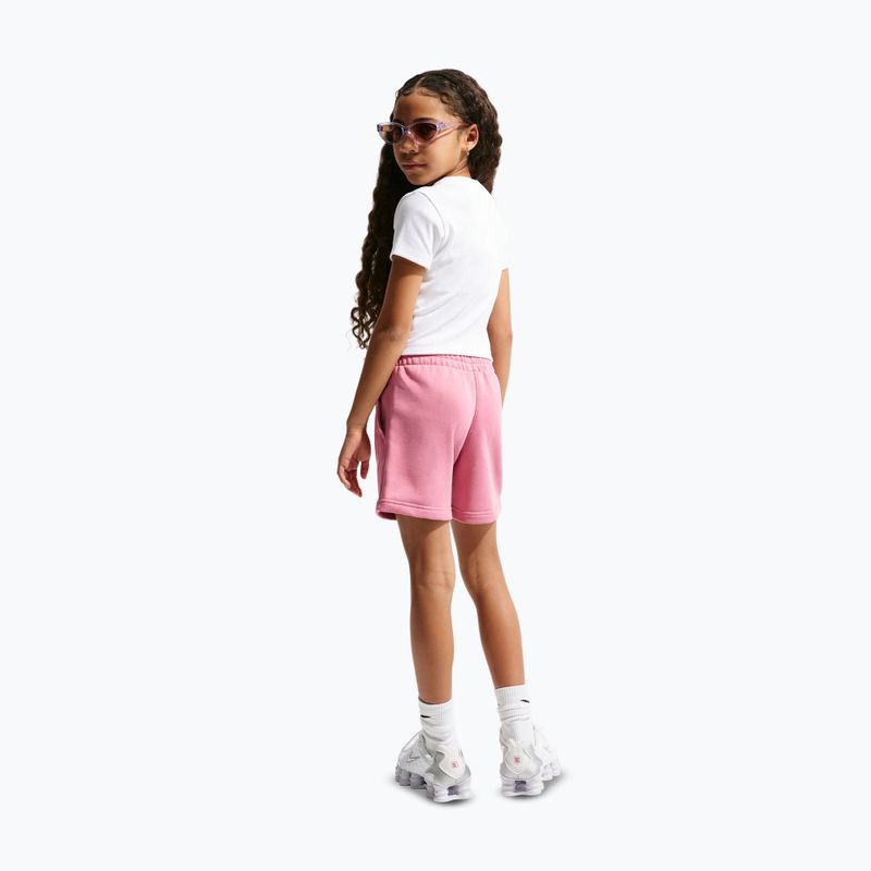 Vaikiški šortai Nike Sportswear Club Fleece peony/peony/white 3