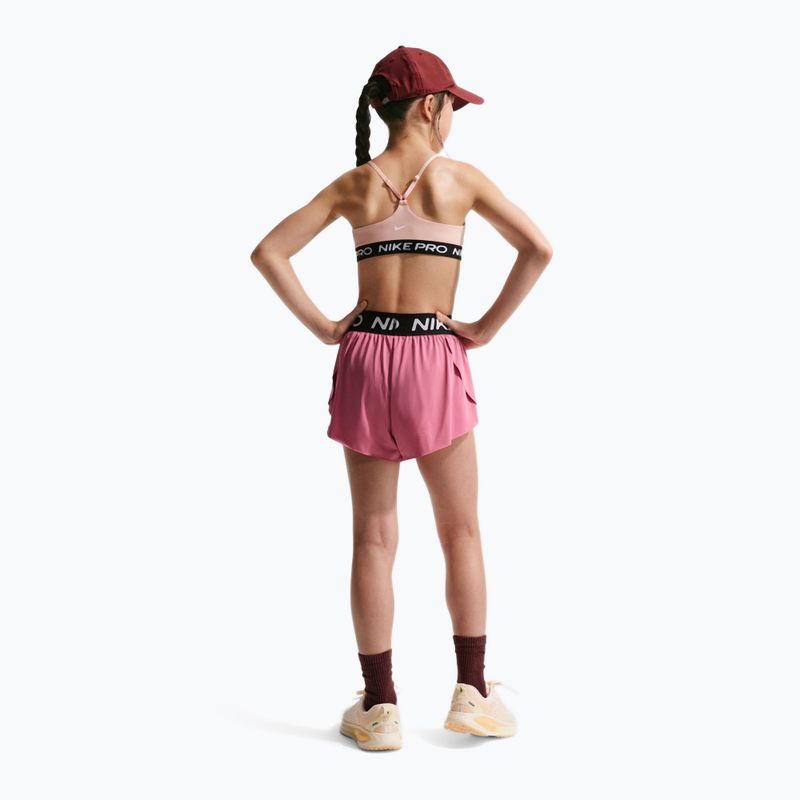 Vaikiški šortai Nike Pro Dri-Fit 2in1 peony/black/white 2