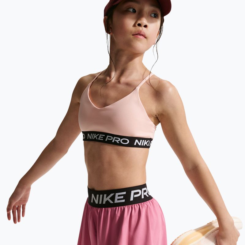 Vaikiški šortai Nike Pro Dri-Fit 2in1 peony/black/white 3