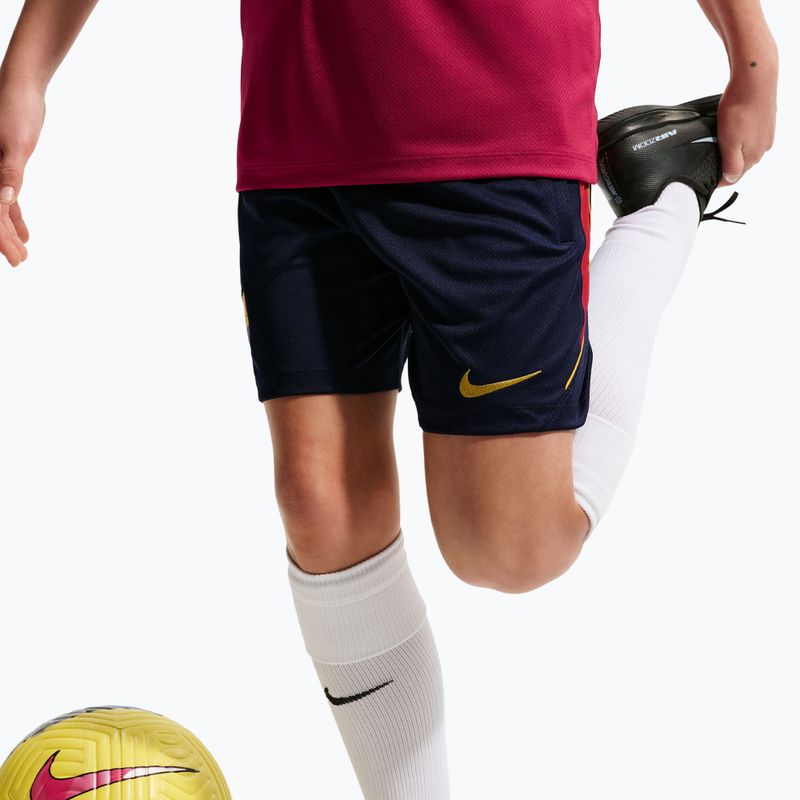 Vaikiški futbolo šortai Nike FC Barcelona Strike blackened blue/noble red/mineral yellow 8