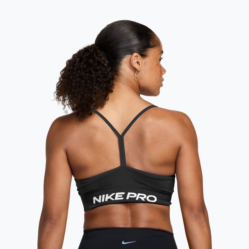 Treniruočių liemenėlė Nike Pro Seamless Light Support black/white 2