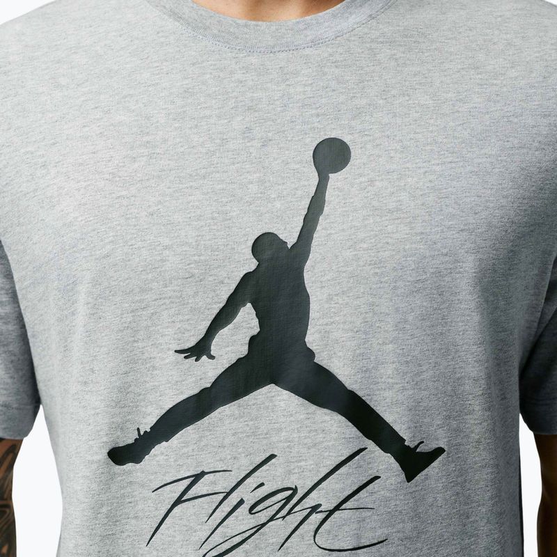 Vyriški marškinėliai Jordan Jumpman Flight dark grey heather 5